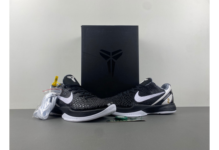 Nike Kobe 7 VI WHITE AND BLACK BLANC ET NOIR CW2190-002