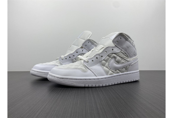 Jordan 1 Mid Quilted White (W) DB6078-100