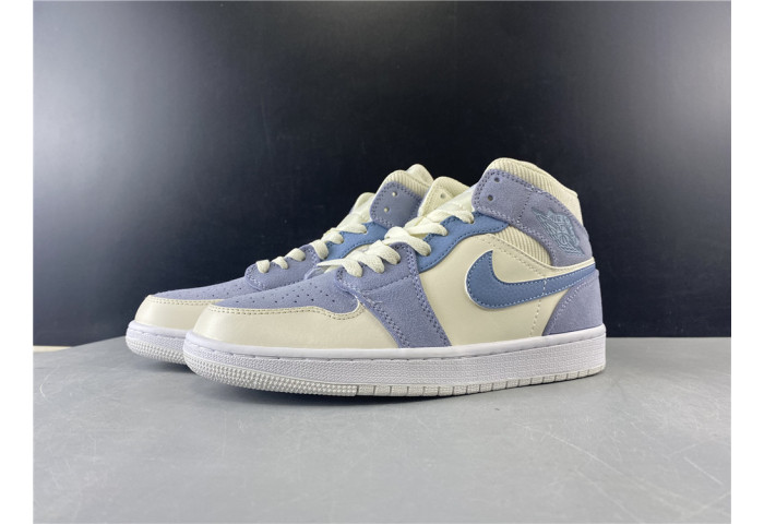 Jordan 1 Mid Mixed Textures Blue DA4666-100