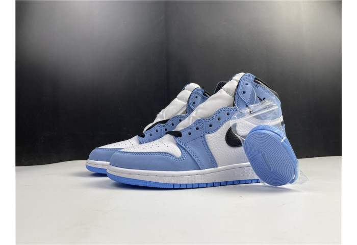 Jordan 1 Retro High White University Blue Black 555088-134