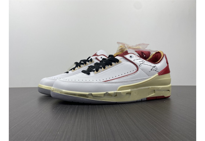 Jordan 2 Retro Low SP Off-White White Red DJ4375-106
