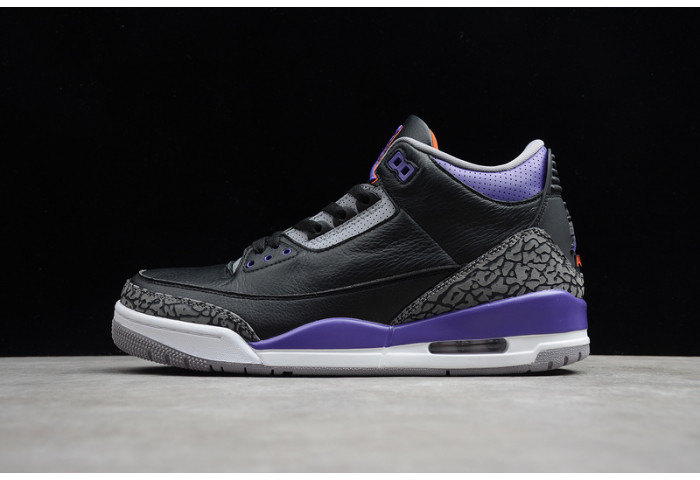 Jordan 3 Retro Black Court Purple CT8532-050