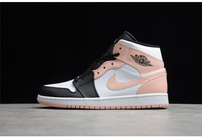 Jordan 1 Mid Arctic Orange Black Toe 554724-133