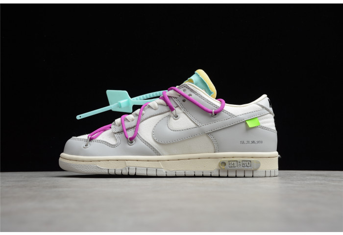 Nike Dunk Low Off-White Lot 21 DM1602-100