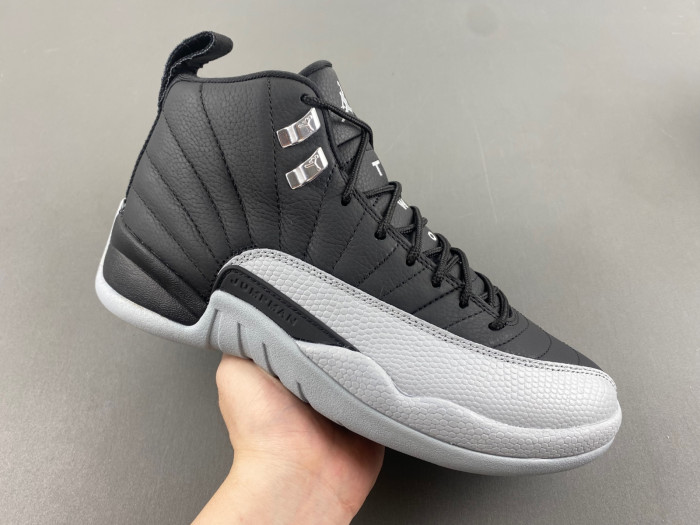 AIR JORDAN 12 “BLACK/WOLF GREY” CT8013-010