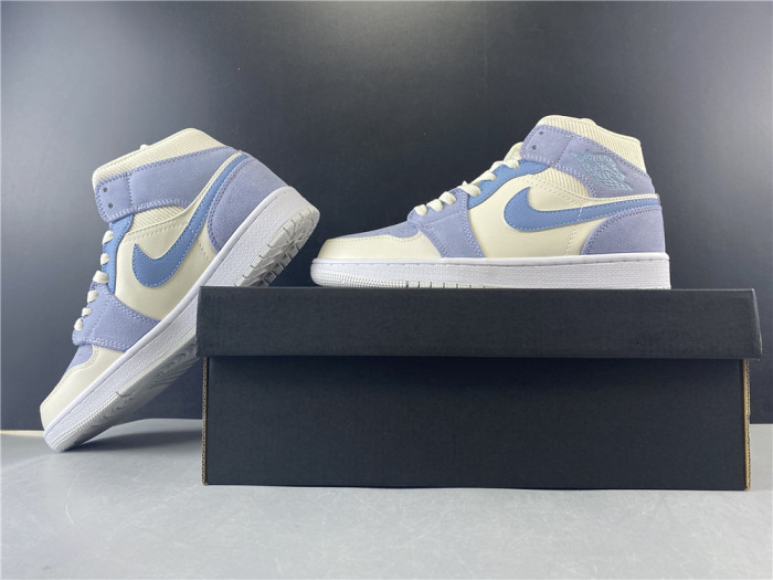 Jordan 1 Mid Mixed Textures Blue DA4666-100