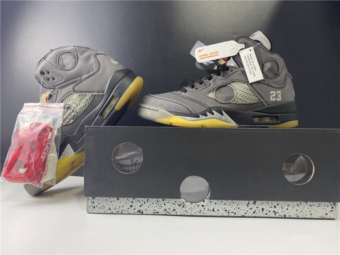 Jordan 5 Retro Off-White Black CT8480-001