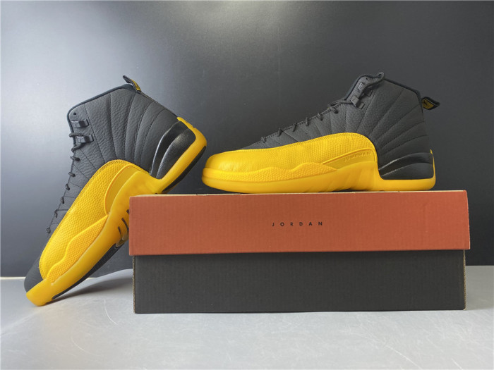 JORDAN 12 RETRO BLACK UNIVERSITY GOLD 130690-070
