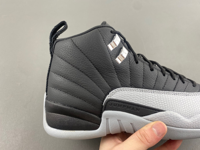AIR JORDAN 12 “BLACK/WOLF GREY” CT8013-010