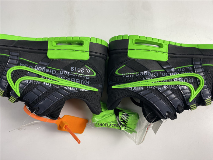 Nike Air Rubber Dunk Off-White Green Strike CU6015-001