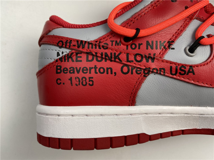 Nike Dunk Low Off-White University Red CT0856-600