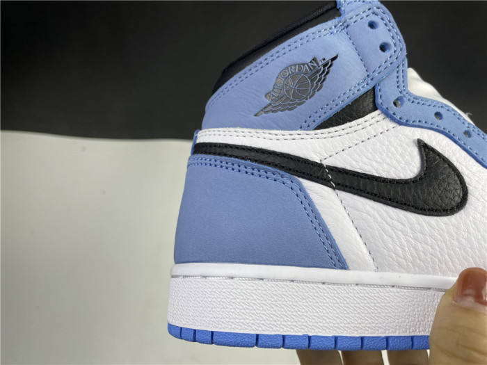 Jordan 1 Retro High White University Blue Black 555088-134