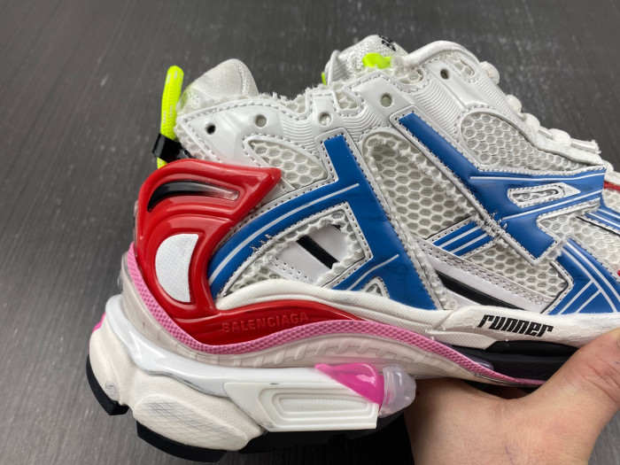 Ba*len*cia*ga runner white blue red 677402-w3rb6-9645