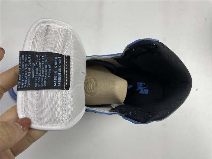 Jordan 1 Retro High White University Blue Black 555088-134