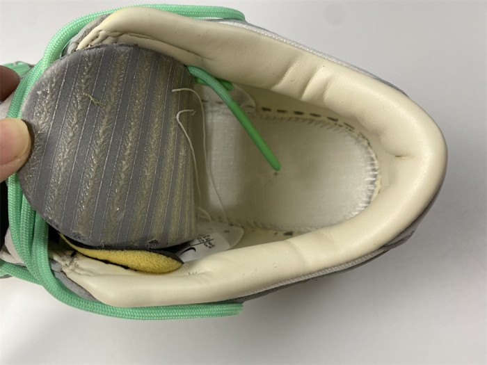 OFF-WHITE X NIKE SB DUNK LOW 04 OF 50 OW WHITE GREY GREEN DM1602-114