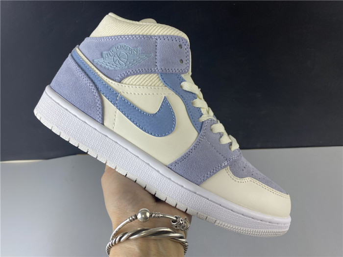 Jordan 1 Mid Mixed Textures Blue DA4666-100