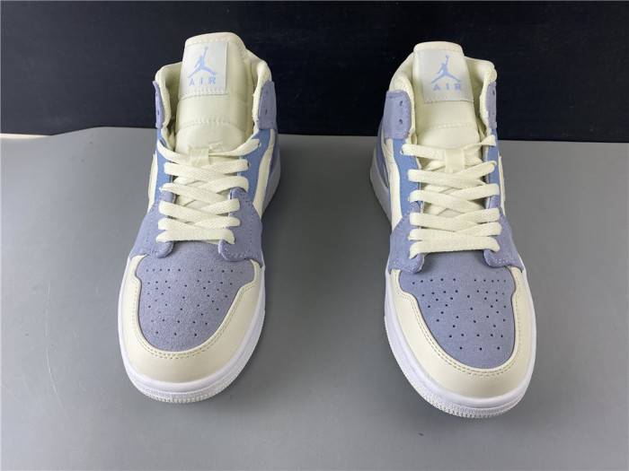 Jordan 1 Mid Mixed Textures Blue DA4666-100