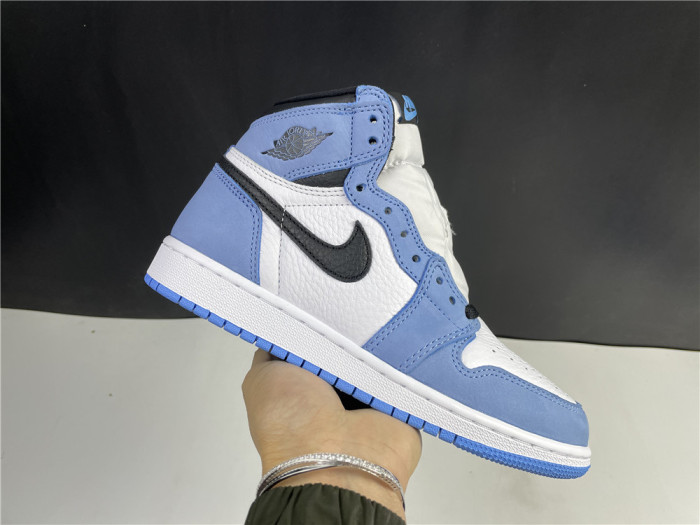 Jordan 1 Retro High White University Blue Black 555088-134