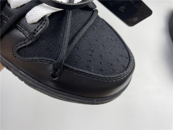 Nike Off-White x Nike Dunk Low Black, silver and purple DM1602-001