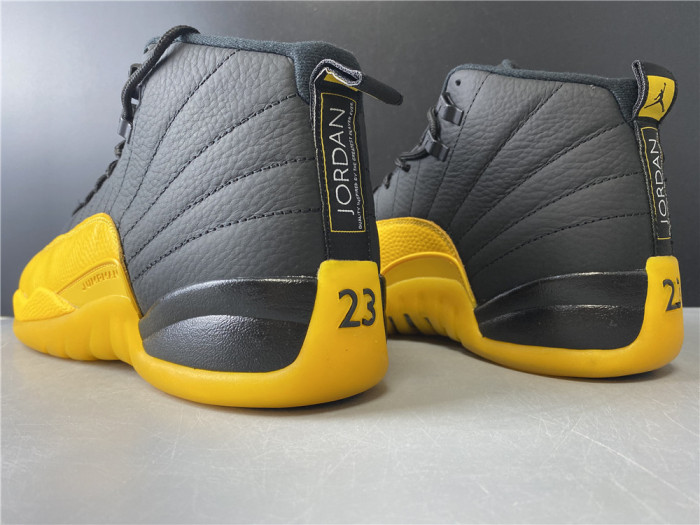 JORDAN 12 RETRO BLACK UNIVERSITY GOLD 130690-070