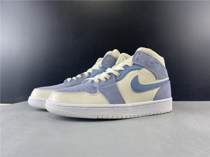 Jordan 1 Mid Mixed Textures Blue DA4666-100