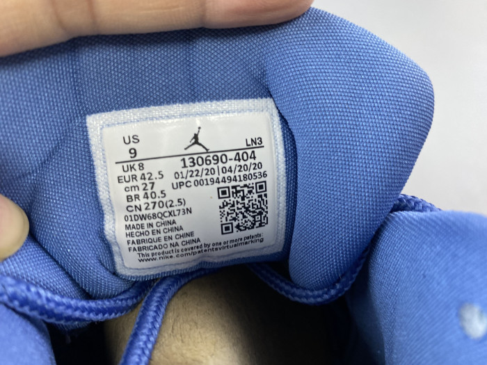 JORDAN 12 RETRO STONE BLUE 130690-404