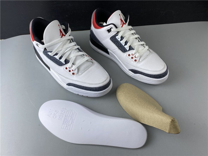 Jordan 3 Retro SE Fire Red Denim (2020) CZ6431-100