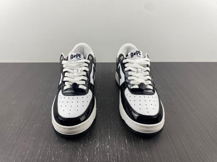 A BATHING APE BAPE STA LOW BLACK 001FWH701001_BLK_A