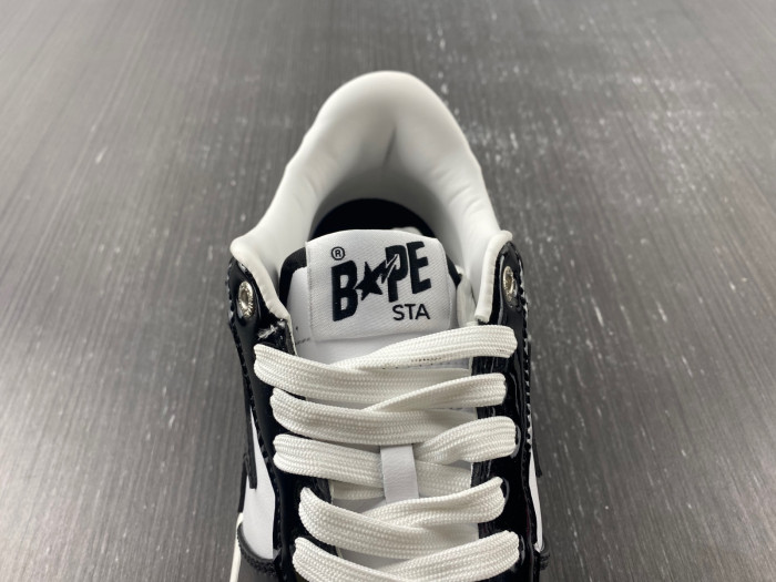 A BATHING APE BAPE STA LOW BLACK 001FWH701001_BLK_A