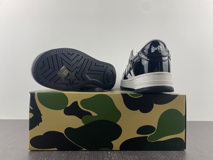 A BATHING APE BAPE STA LOW BLACK 001FWH701001_BLK_A