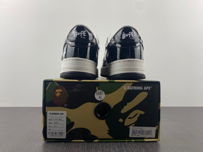 A BATHING APE BAPE STA LOW BLACK 001FWH701001_BLK_A