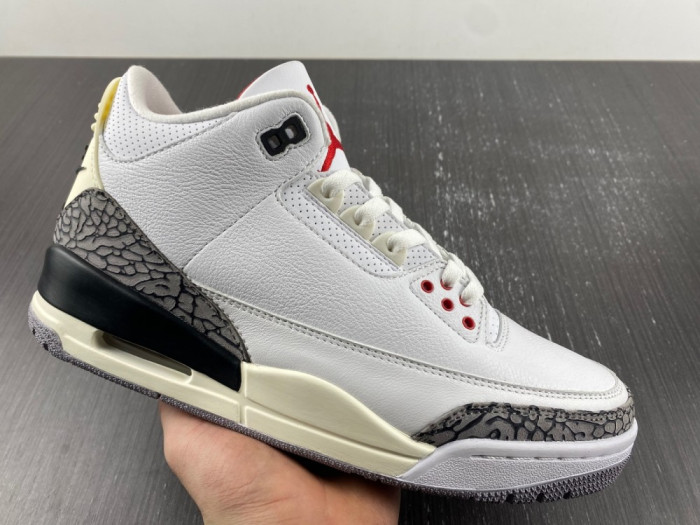 AIR JORDAN 3 WHITE CEMENT REIMAGINED SHOES DN3707-100