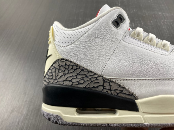 AIR JORDAN 3 WHITE CEMENT REIMAGINED SHOES DN3707-100