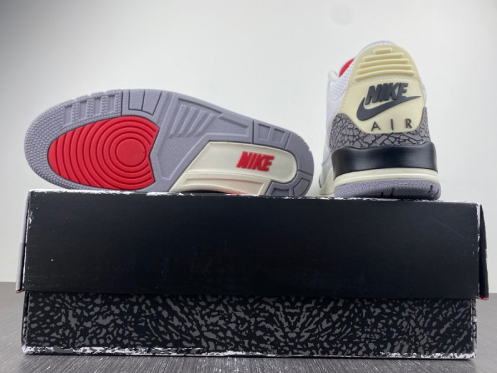 AIR JORDAN 3 WHITE CEMENT REIMAGINED SHOES DN3707-100