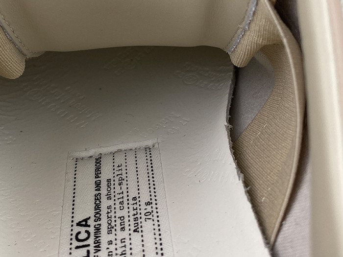 ma*s*n Ma*i*la calfskin sneakers