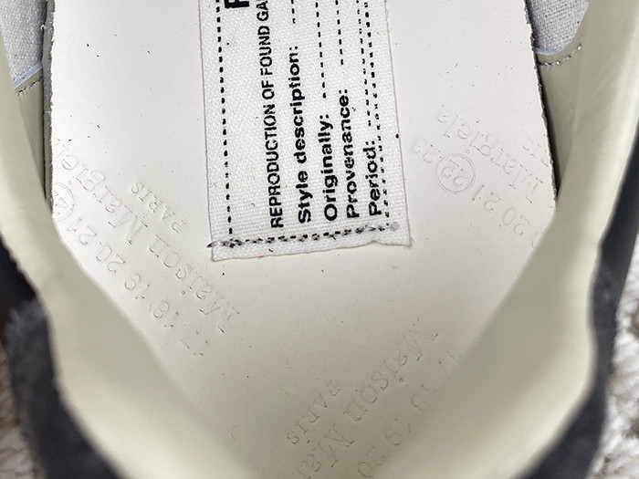 ma*s*n Ma*i*la calfskin sneakers