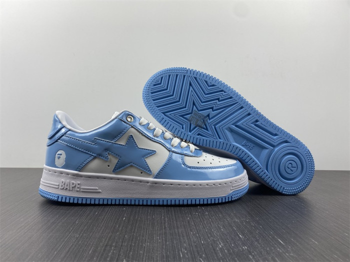 A Bathing Ape SK8 Sta  Low Blue BA1H70191001