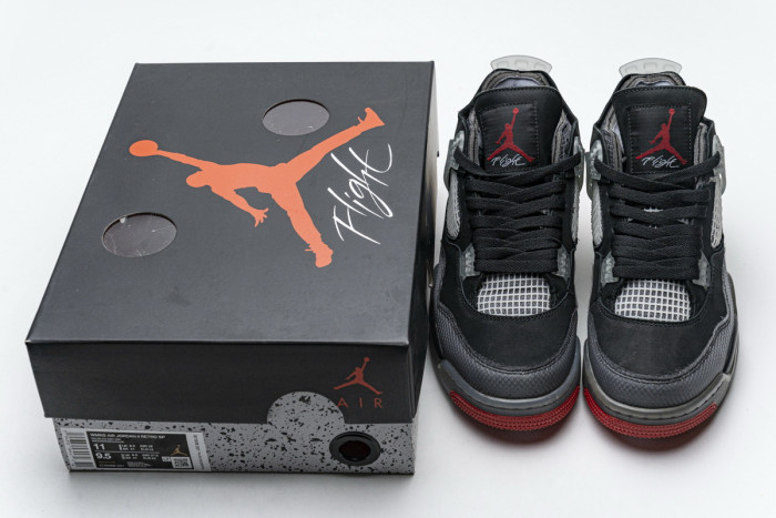 Jordan 4 OFF-WHITE x Air Jordan 4 “Bred” CV9388-001