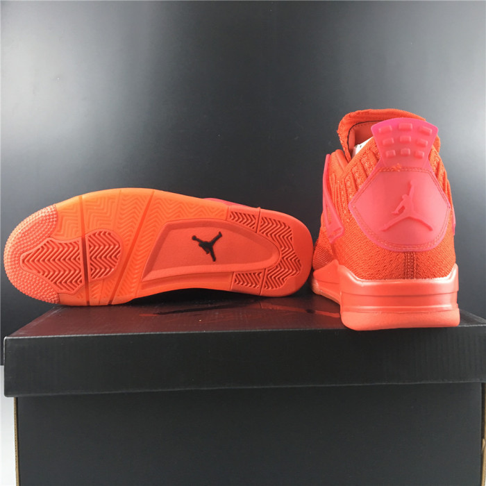Jordan 4 Retro Flyknit Red  AQ3559-600