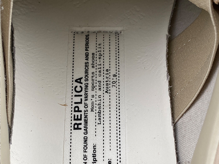 ma*s*n Ma*i*la calfskin sneakers