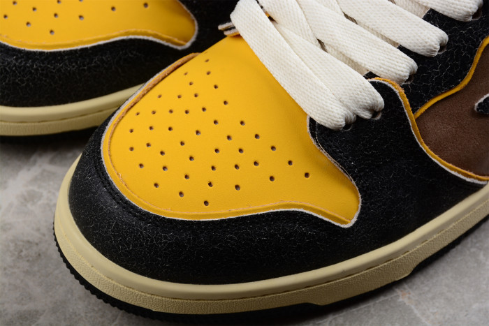 A Bathing Ape Sk8 Sta Vintage Black Yellow BA1I20-291-021