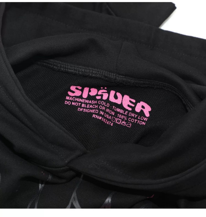 Sp5der P*NK V2 Hoodie
