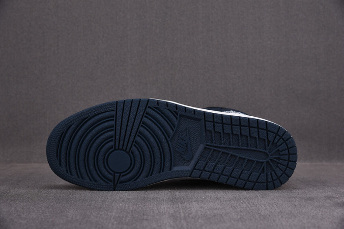 Jordan 1 Mid Armory Navy 554724-411