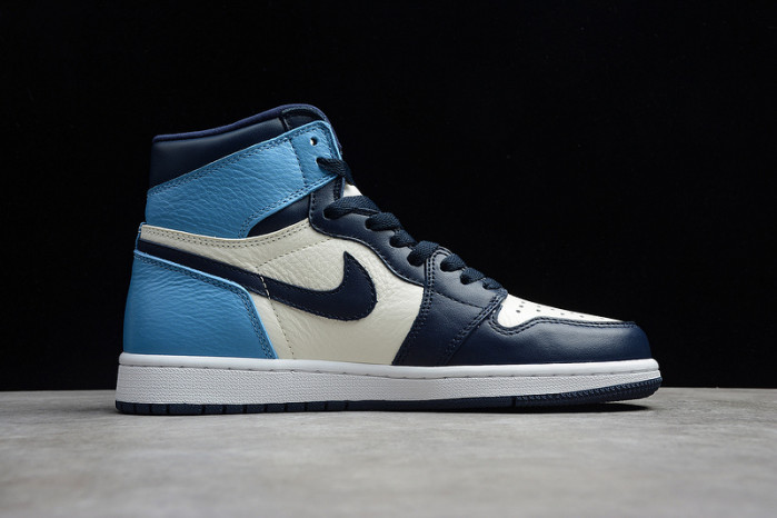 AIR JORDAN 1 OBSIDIAN UNIVERSITY BLUE 555088-140