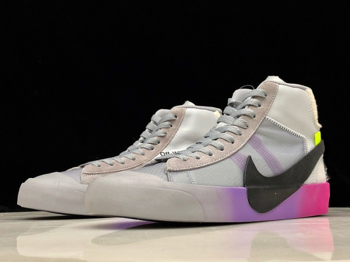 Nike Blazer Mid Off-White Wolf Grey Serena "Queen" AA3832-002