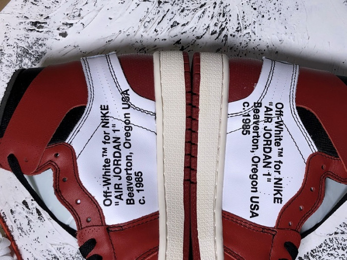 OFF-WHITE AIR JORDAN 1 RETRO CHICAGO THE TEN AA3834-101