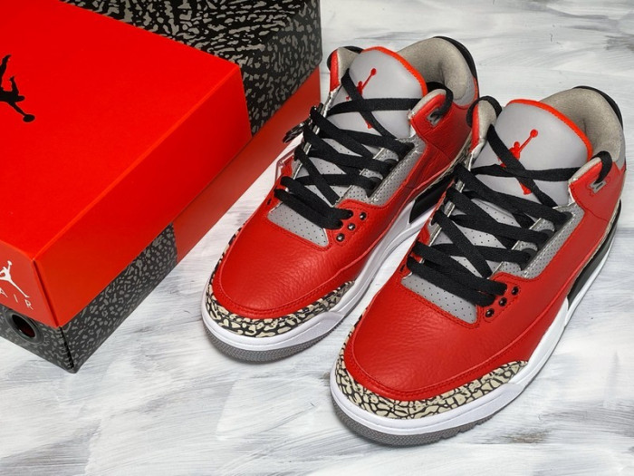 Jordan 3 Retro Fire Red Cement (Nike Chi) CU2277-600