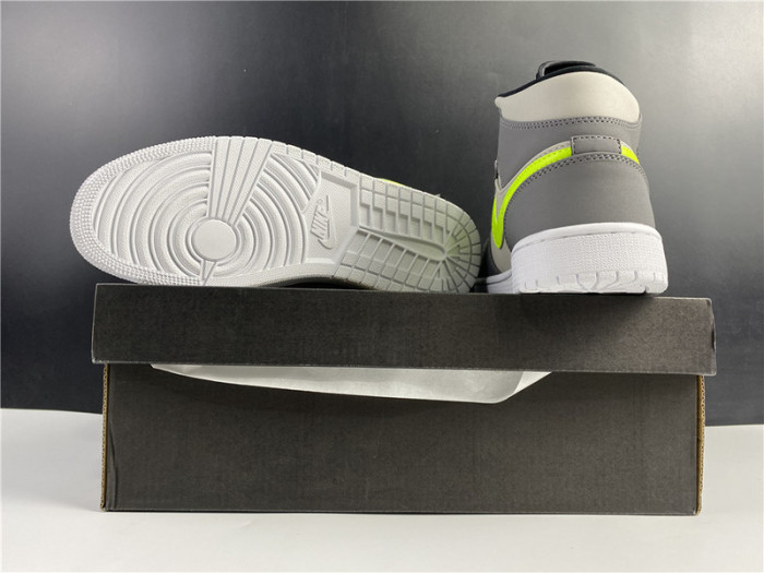 Jordan 1 Mid Gunsmoke Volt 554724-072