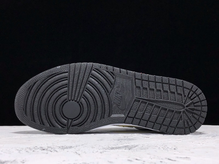 Jordan 1 Retro High Defiant White Black Gym Red CD6579-071