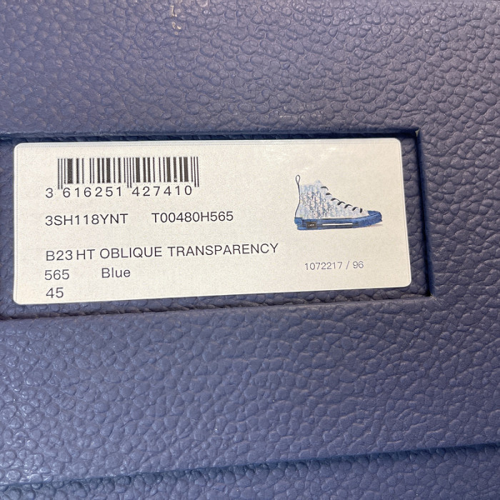 B23 OBLIQUE HIGH TOP SNEAKERS T00480H085